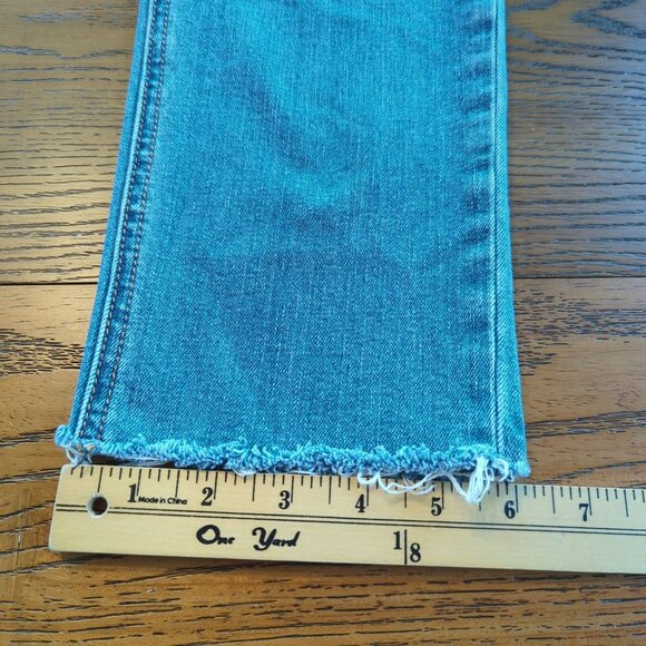 Rag & Bone Dre Low Rise Slim Boyfriend Women Jeans 28 light blue distressed - Picture 16 of 16